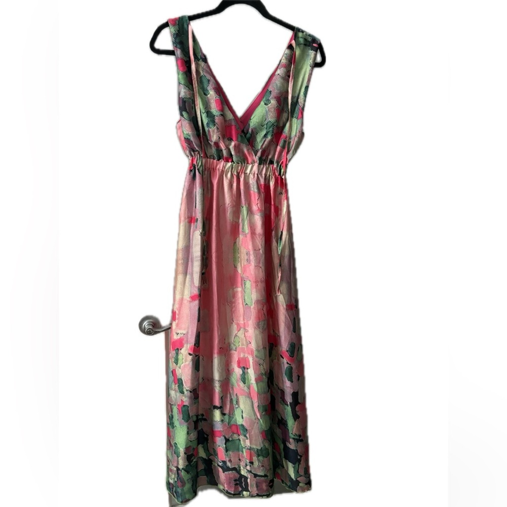 Colourful long dress